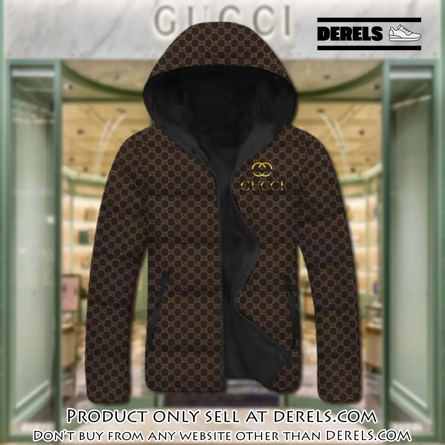 Gucci downfilled coat ultralight down jacket outdoor jacket warm outwear dfj1005 dr2813932